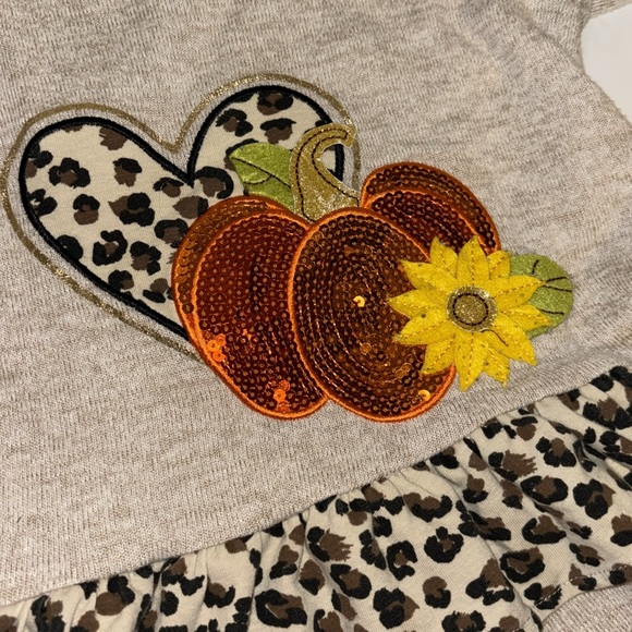 Rare Editions Toddler Thanksgiving Fall Harvest Long Sleeve Tunic Shirt Size 2T - Picture 2 of 7